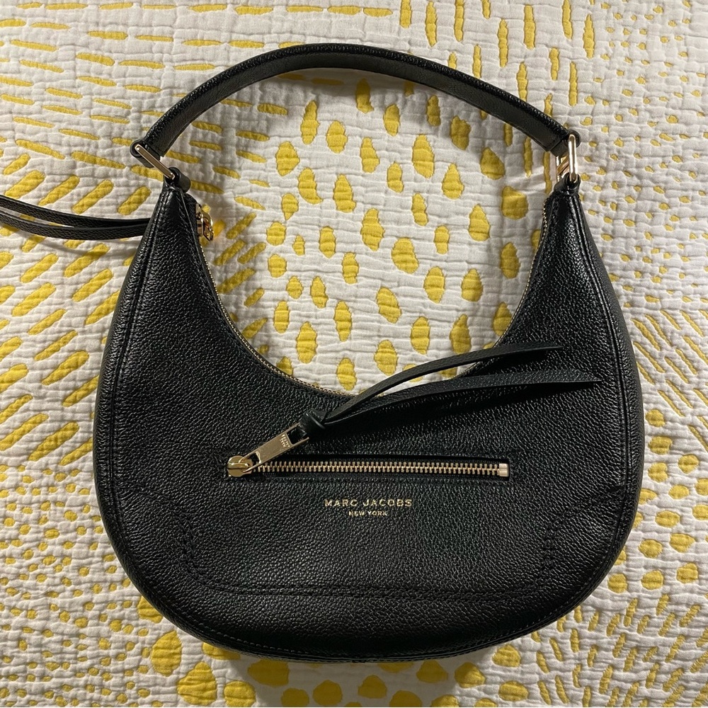 Marc Jacobs Small Leather Crescent Shoulder Bag